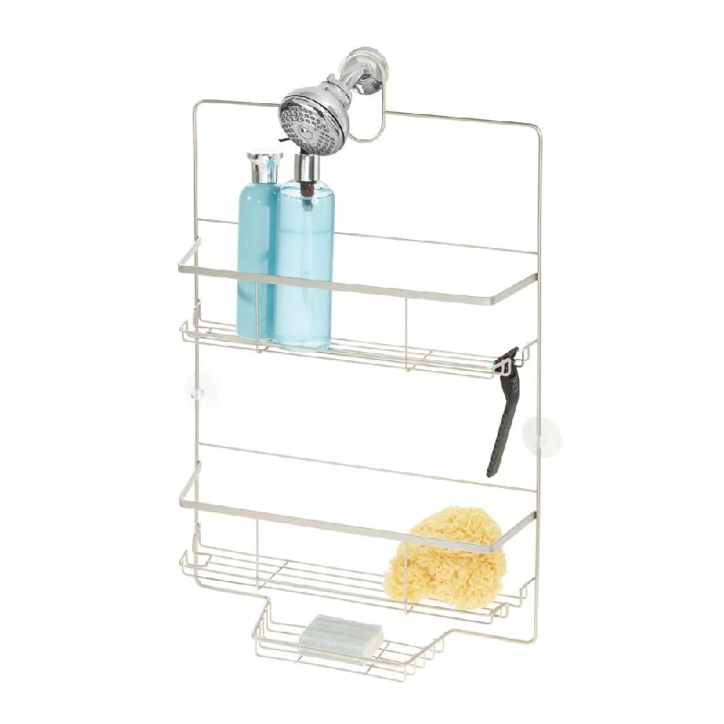 iDesign Everett Wide Shower Caddy in Satin