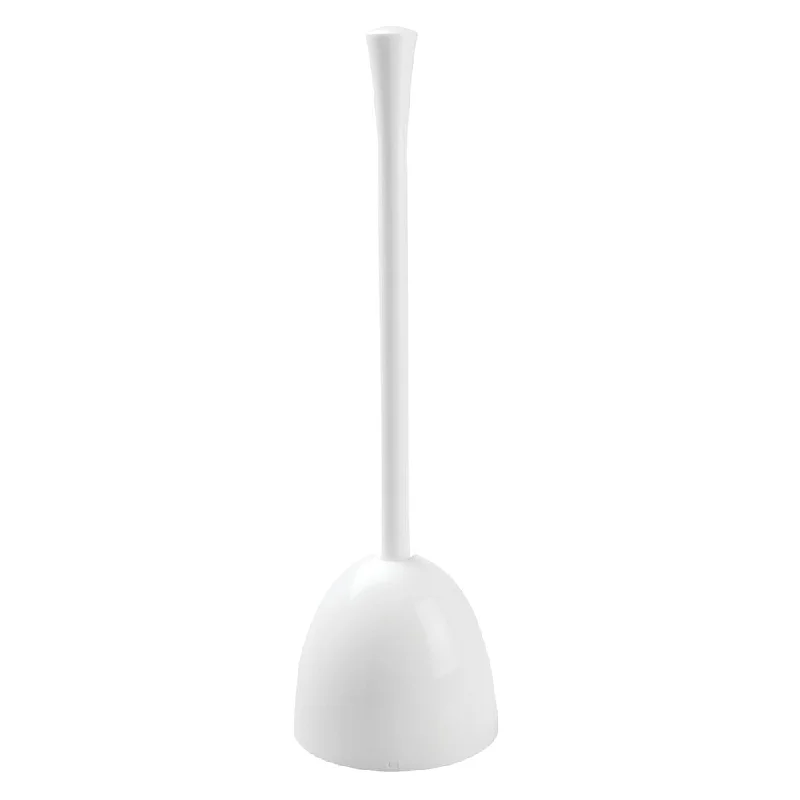 iDesign Una Plunger in White