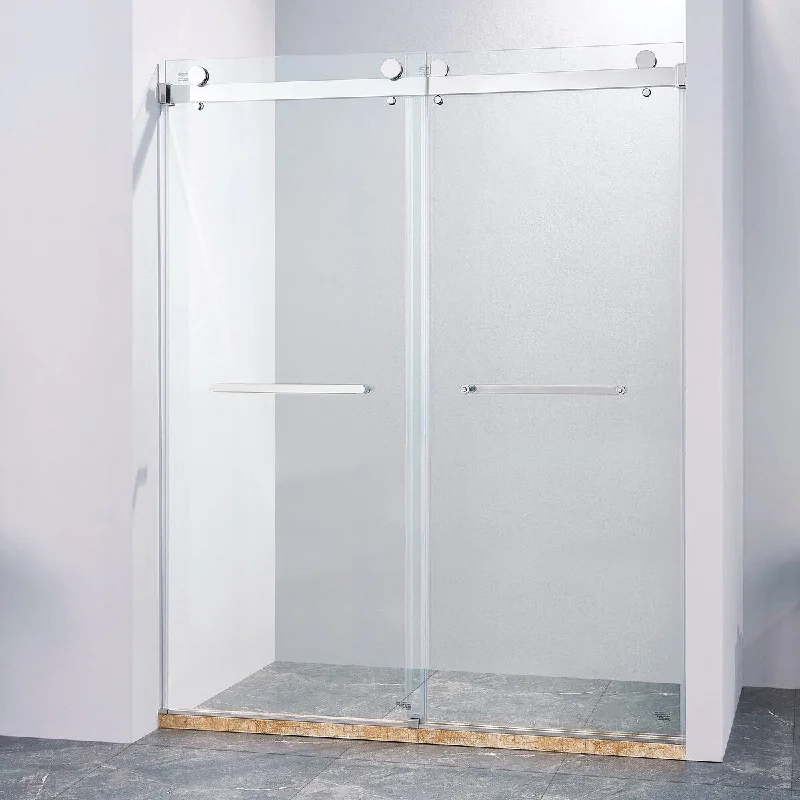 60" x 75" Double Sliding Frameless Shower Door - 60" x 75"