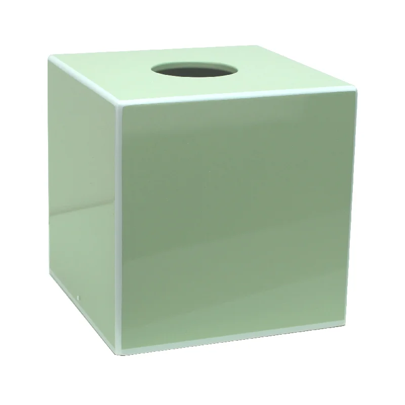 Addison Ross Lacquer Tissue Box Cover (Sage Green)