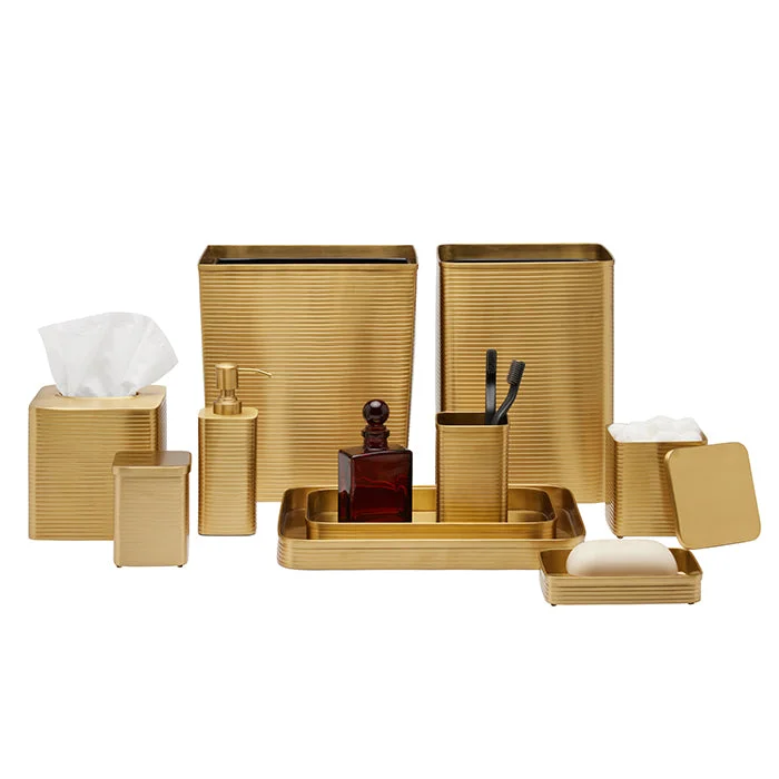 Adelaide Brass Bathroom Accessories (Matte Gold)