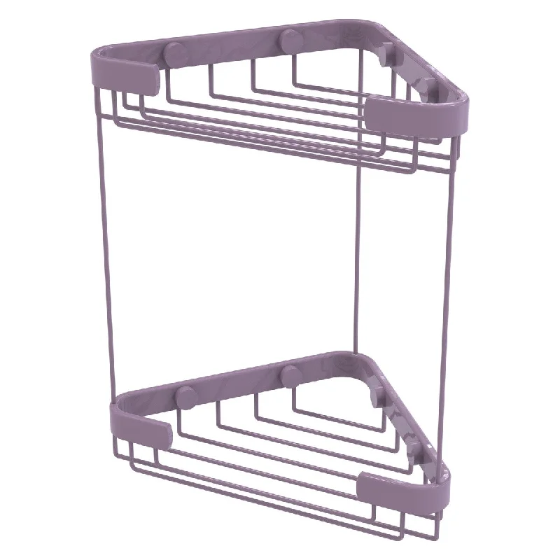 Allied Brass Double Tier Corner Shower Basket