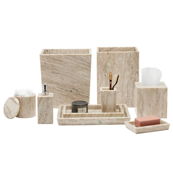 Athlone Marble Bathroom Accessories (Beige)