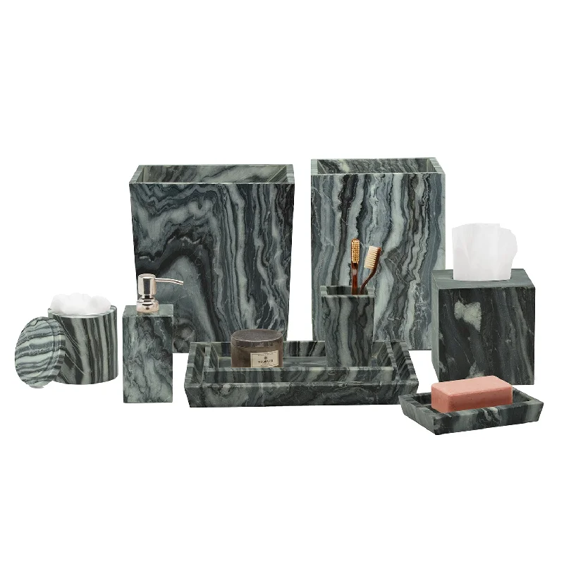 Athlone Marble Bathroom Accessories (Gray)