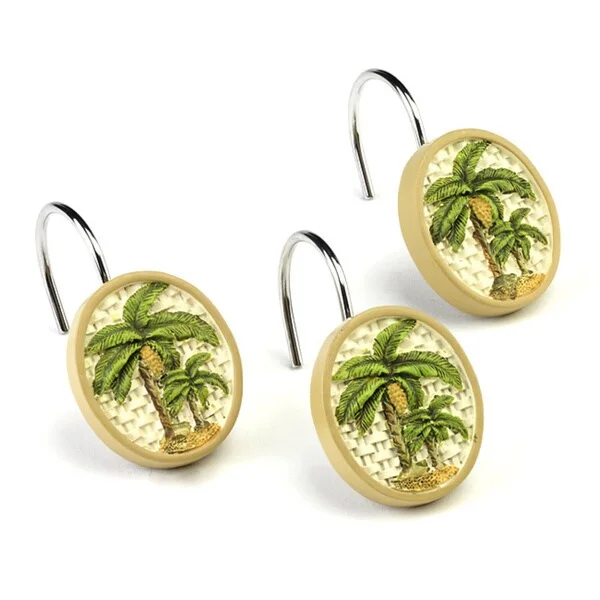 Avanti Colony Resin Palm Tree Shower Hooks