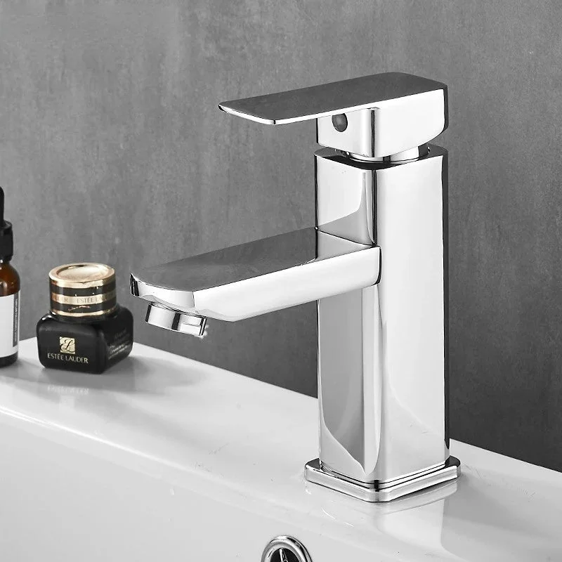 Basin Sink Bathroom Faucet Deck Mounted Hot Cold Water Basin