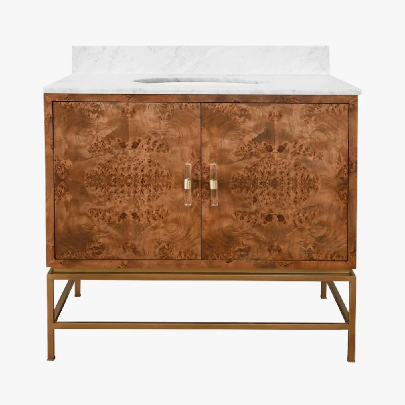 Bassett Burl Wood Vanity