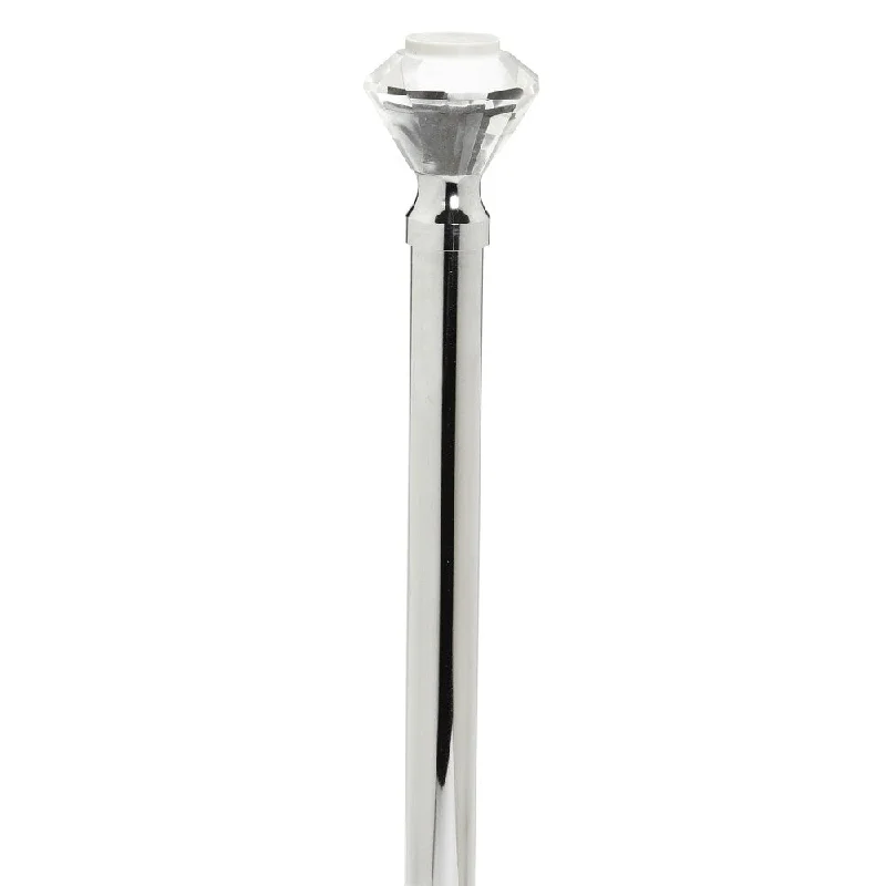 Bath Bliss Crystal Engagement Tension Shower Rod