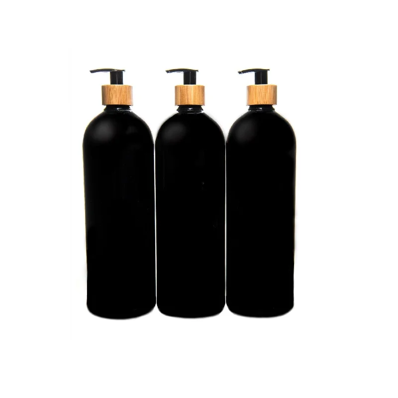 Black Bathroom Pump Bottle - 1L