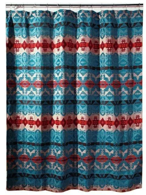 Blue Dorado Southwestern Shower Curtain