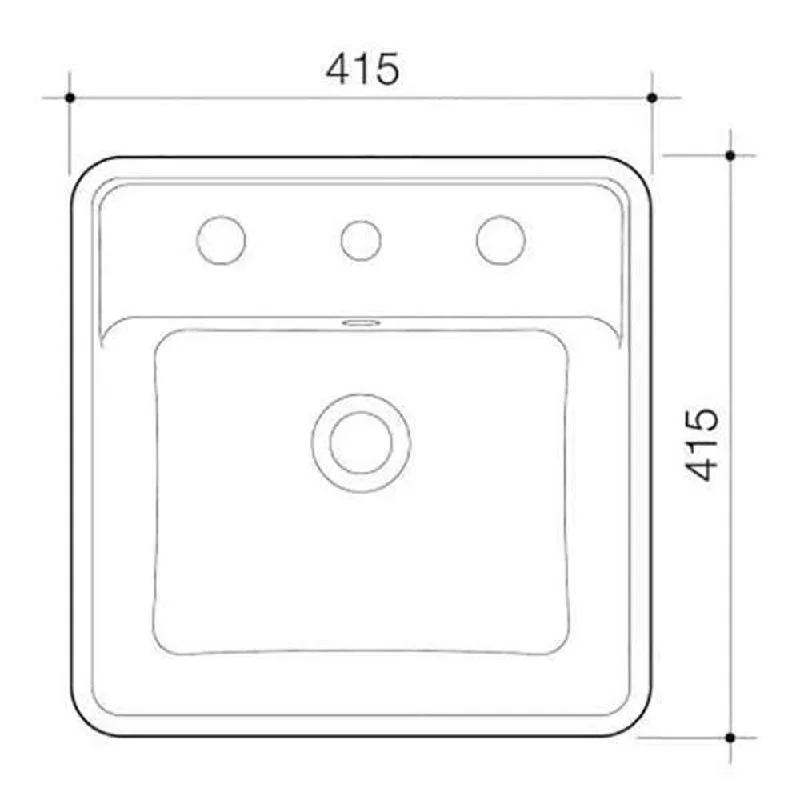 Caroma Carboni II Above Counter Basin 1TH