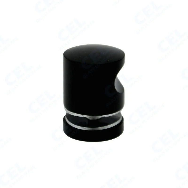 CEL Single-Sided Glass Shower Door Pull Knob, Hole Diameter 1/2"