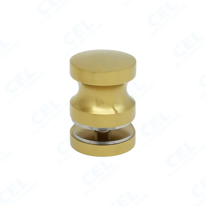 CEL Single-Sided Glass Shower Door Pull Knob, Hole Diameter 1/2"