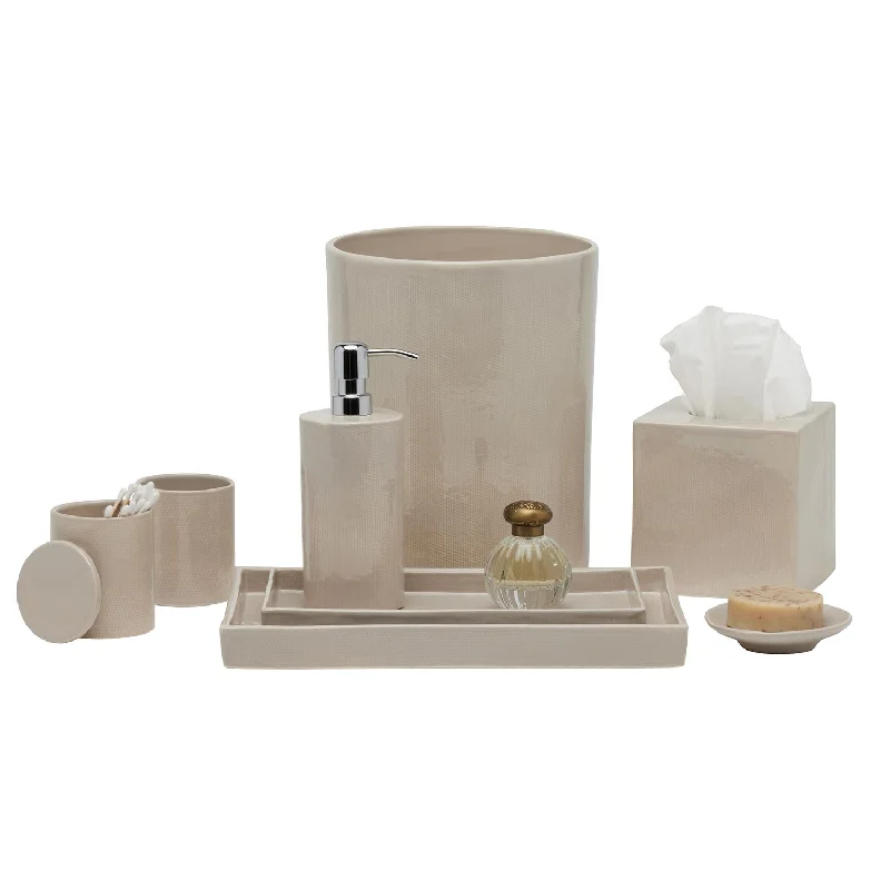 Cordoba Ceramic Bathroom Accessories (Sand)