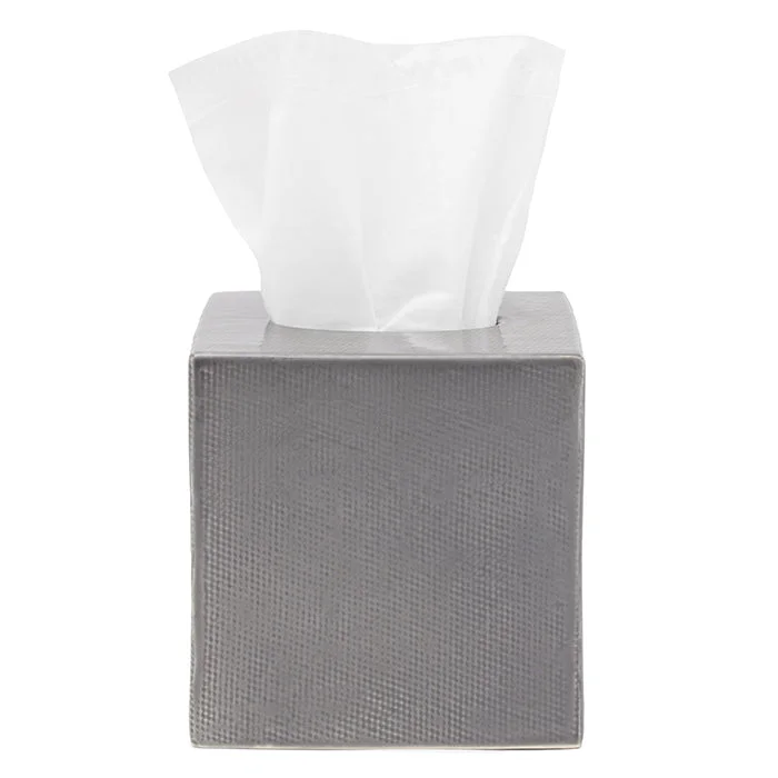 Cordoba Ceramic Tissue Box (Gray)