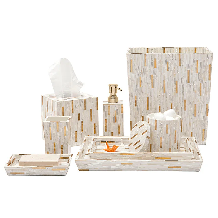 Cortona Brass Mix Shell/Metal Mix Bathroom Accessories