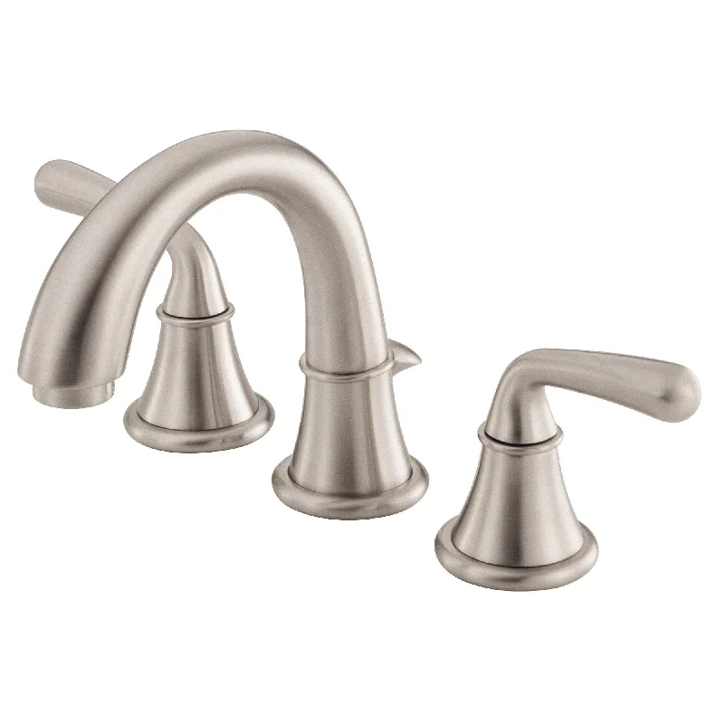 Danze Bannockburn Brushed Nickel Two Handle Mini Widespread Bathroom Sink Faucet