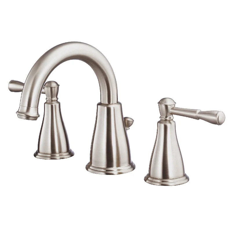 Danze Eastham Brushed Nickel Scroll Lever Widespread Bathroom Sink Faucet