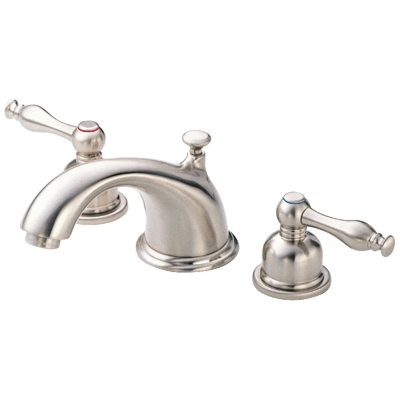 Danze Sheridan Brushed Nickel Two Handle 8" Wide Spread Bathroom Sink Faucet