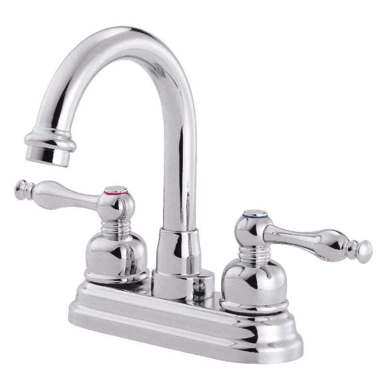 Danze Sheridan Chrome 2 Handle 4" Centerset Bathroom Sink Faucet w/ Drain