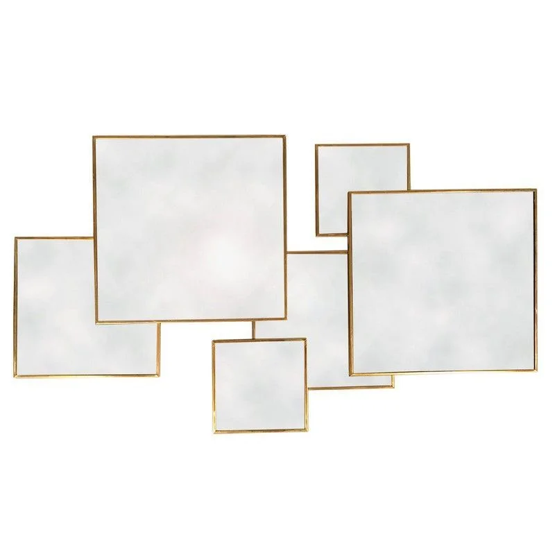 Deco Wall Mirror  Gold 55cm