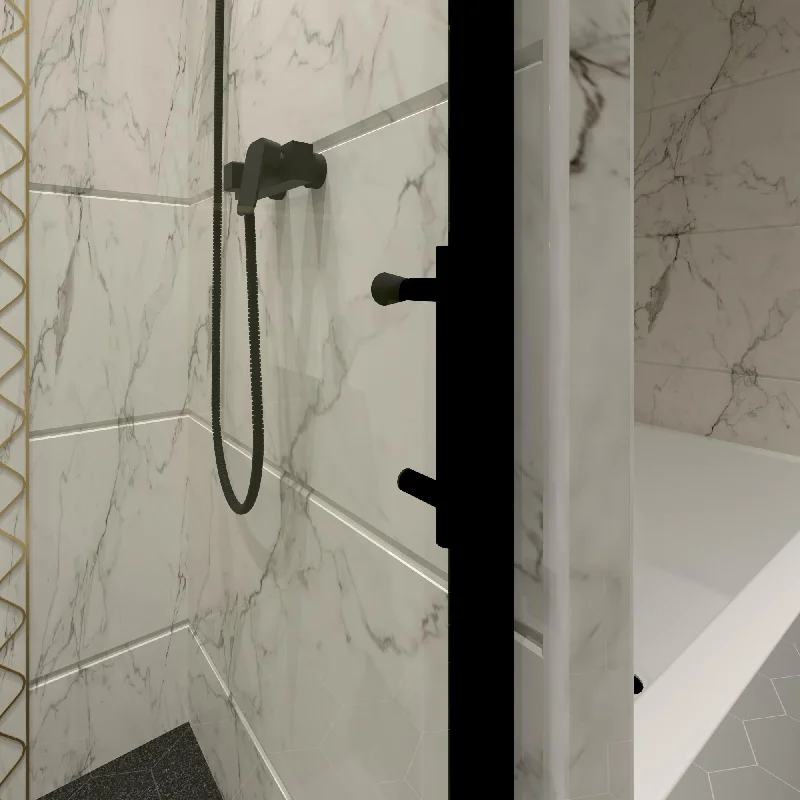 Elegant Shower Doors,tempered glass