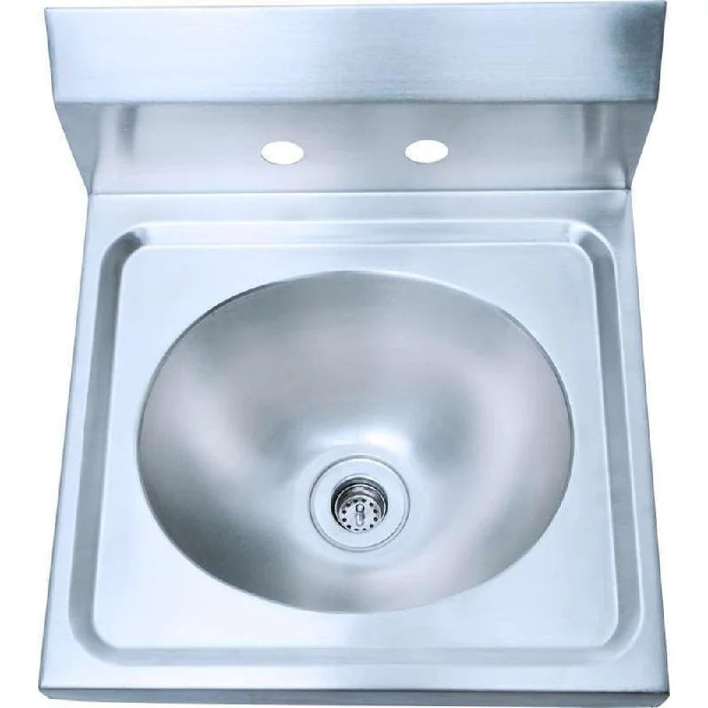 Evia Titan Hand Basin Splash Back (Round Bowl) 418 x 406 x 320mm