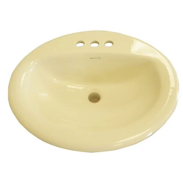 Fine Fixtures Drop In Bone Ceramic Chinaware Sink