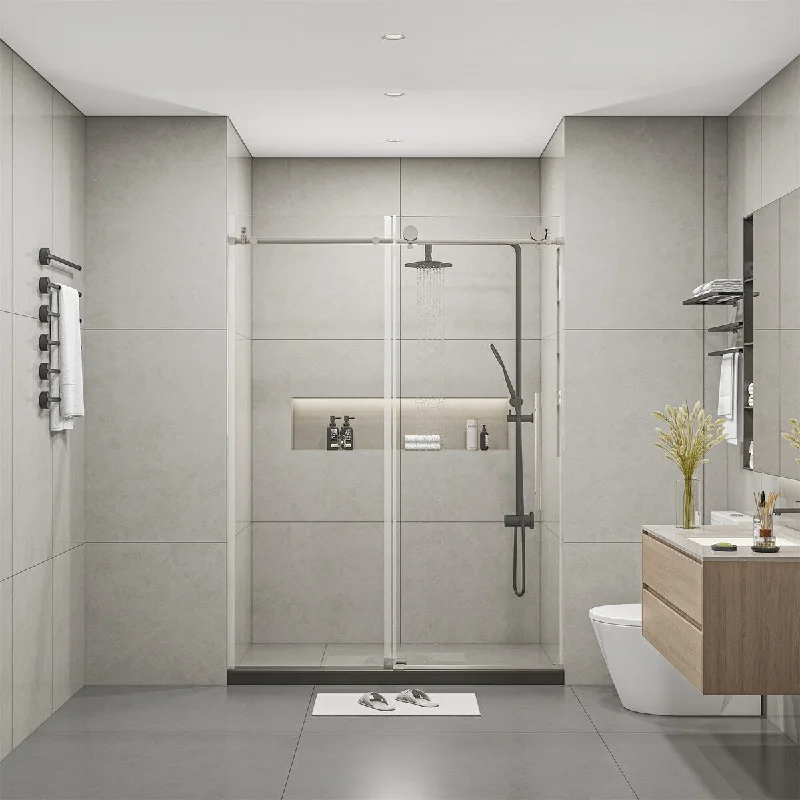 Frameless Sliding Glass Shower Doors