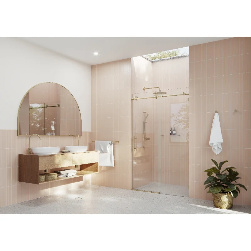 Glass Warehouse 44 in. - 48 in. x 78 in. Frameless Sliding Shower Door