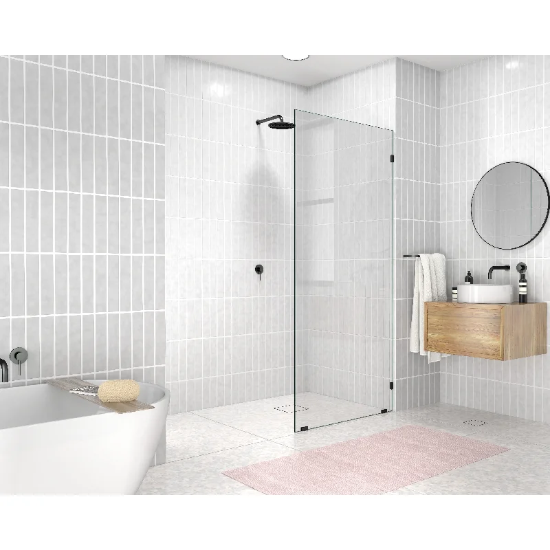 Glass Warehouse 78" x 36" Frameless Shower Door - Single Fixed Panel