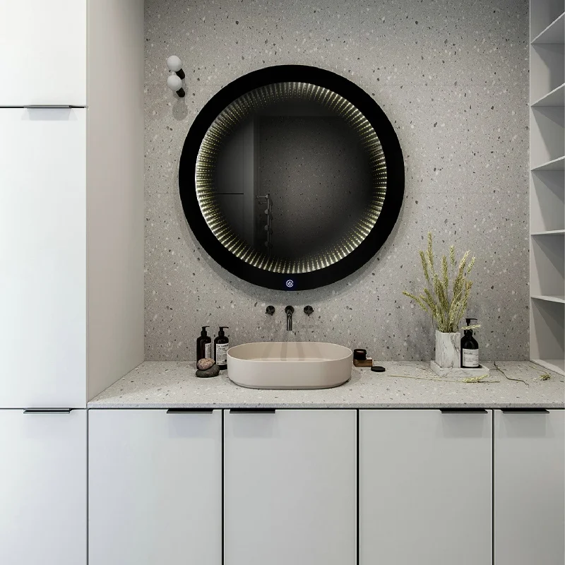 Häfele infinity Bathroom Mirror - Demister, illuminated, IP44