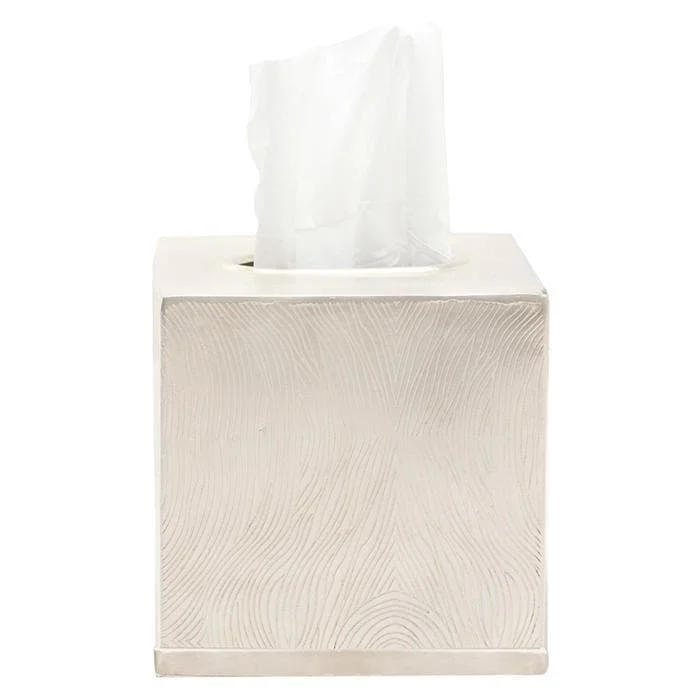 Humbolt Metal Tissue Box (Matte Silver)