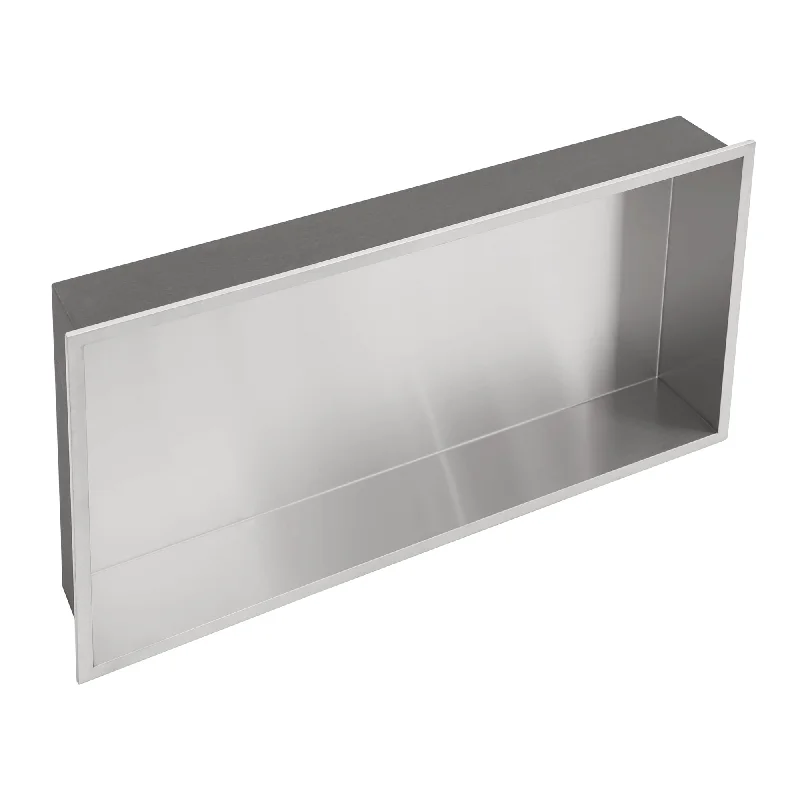 Kichae Shower Niche 24" Stainless Steel Recessed Shower Niche