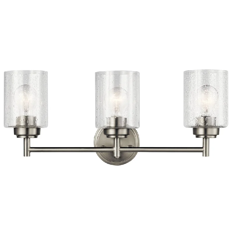 Kichler Lighting Winslow 3-light Brushed Nickel Bath Vanity Light