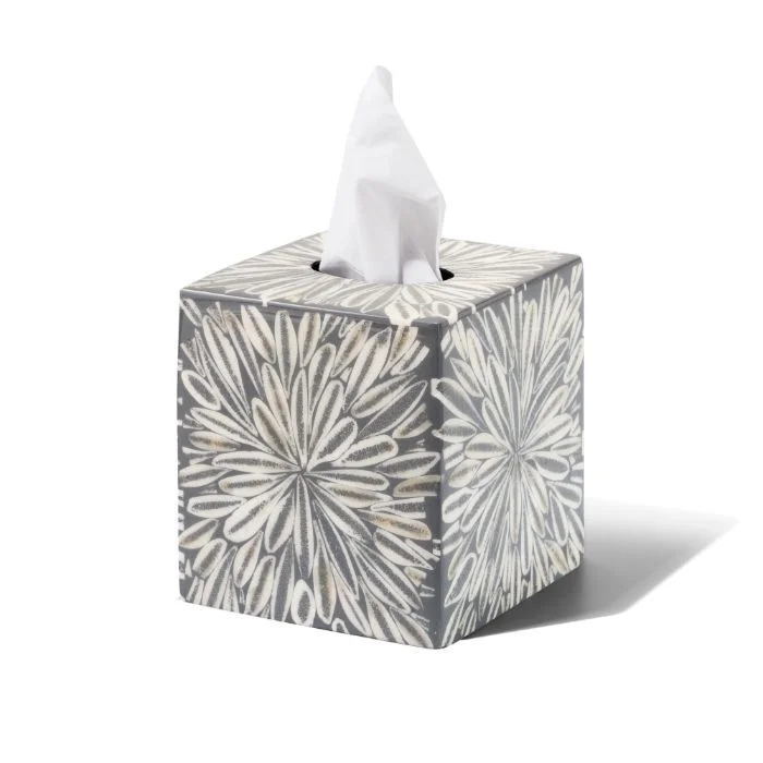 Ladorada Grey Almendro Tissue Box Cover