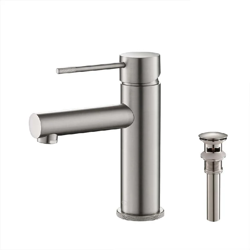 Brushed Nickel W/ Pop Up Drain