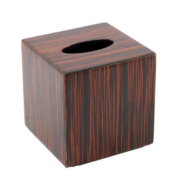 Macassar Ebony Inlay Lacquer Tissue Box