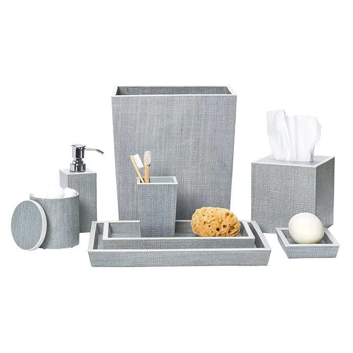 Maranello Steel Blue Abaca Resin Bathroom Accessories