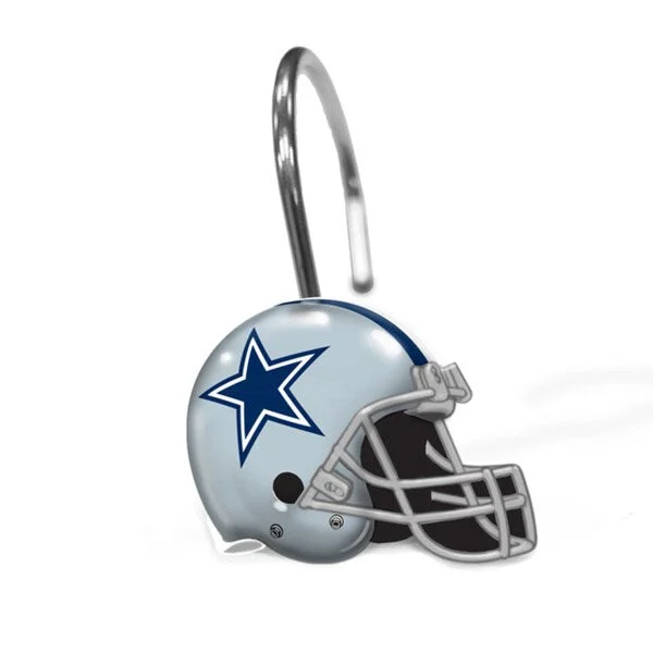 NFL 942 Cowboys Shower Curtain Rings - Multi