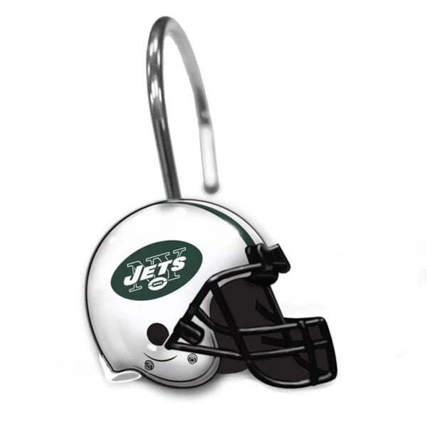 NFL 942 Jets Shower Curtain Rings - Multi