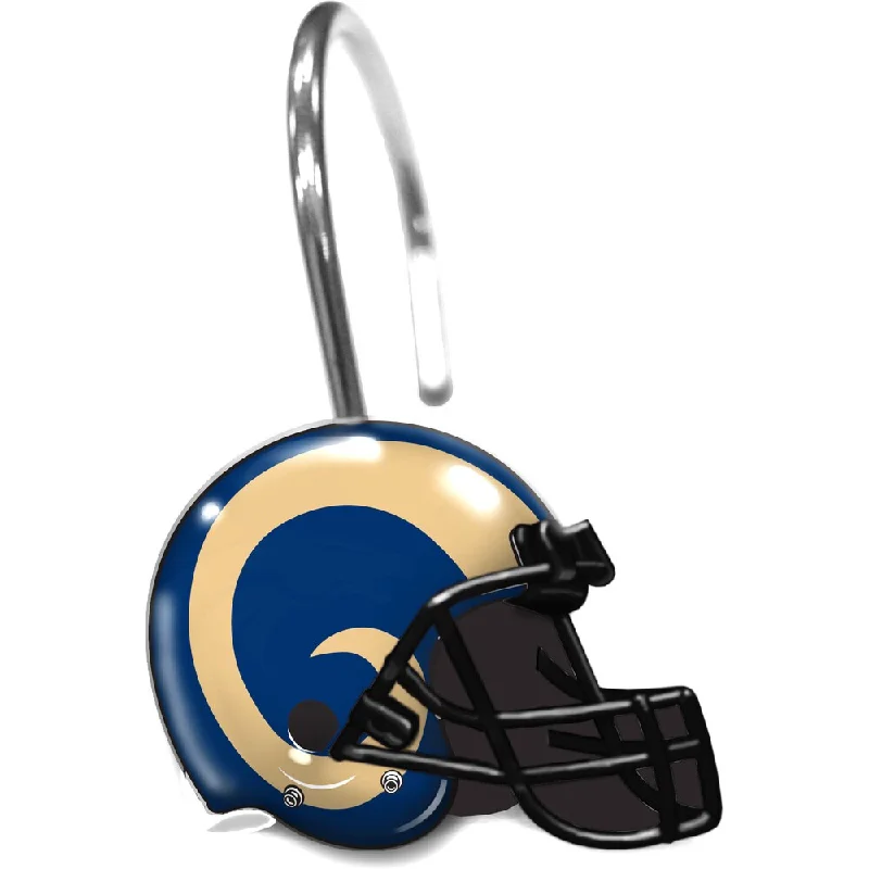 NFL 942 Rams Shower Curtain Rings - Multi