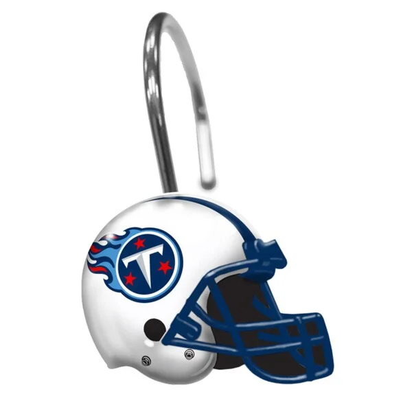 NFL 942 Titans Shower Curtain Rings - Multi