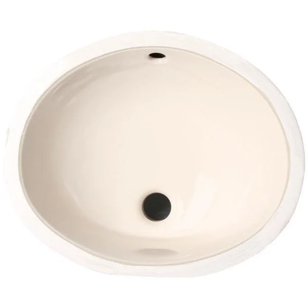 Phoenix Almond Vitreous Porcelain 15-inch Undermount Bathroom Sink