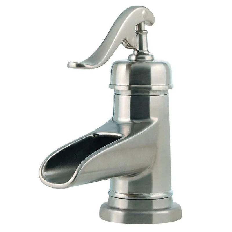 Price Pfister Ashfield Single Control 4 inch Centerset 1-Handle Bathroom Faucet in Brushed Nickel 475832