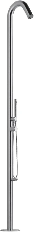 PULSE ShowerSpas 1055-SSB Wave Outdoor Brushed Stainless Steel Shower - $475