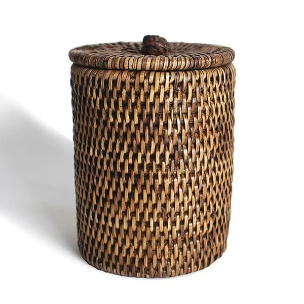 Rattan Large Bathroom Containers Set/2