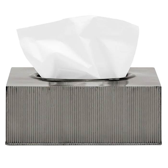 Redon Rectangle Tissue Box (Black Nickel)