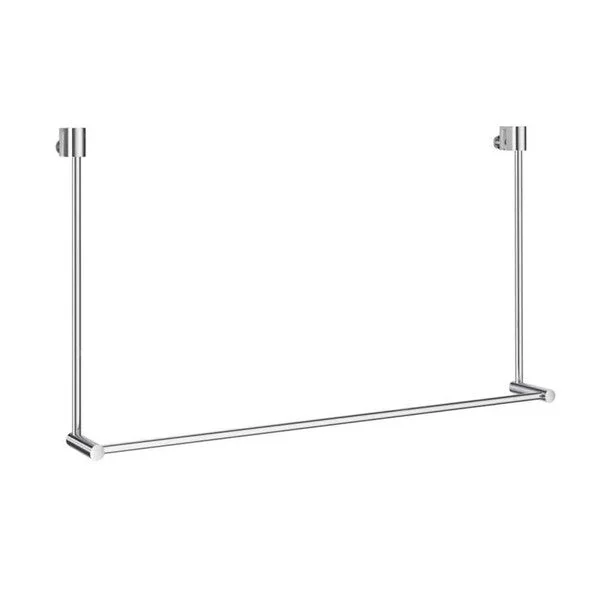 Smedbo No Drill Towel Rail for Glass Shower Panel in Polished Chrome Finish