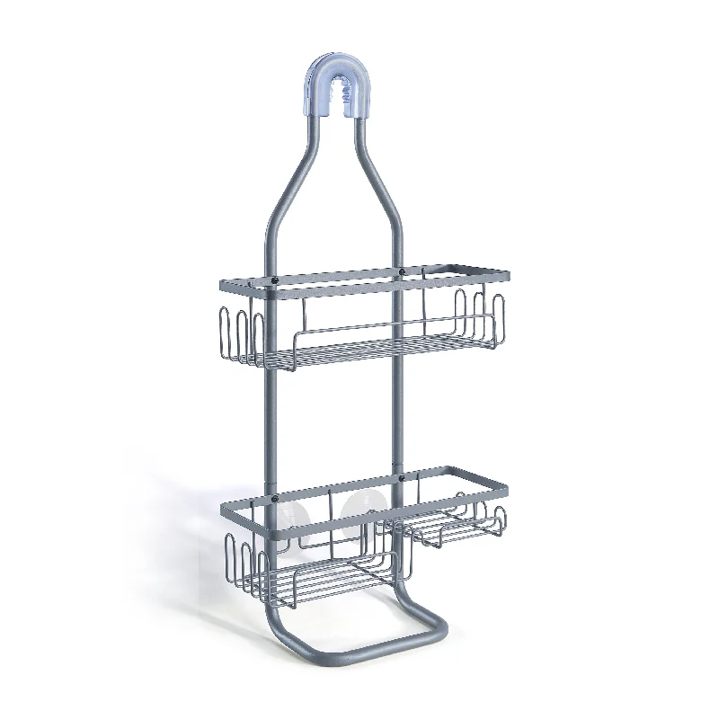 Sturdy Tubing Structure Bathroom Hanging Shower Head Caddy Organizer